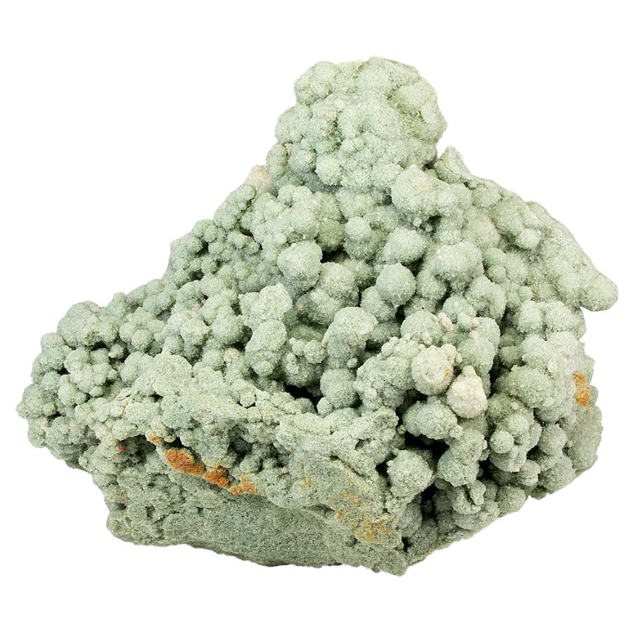 botryoidal sandstone covered by pale green glauconite