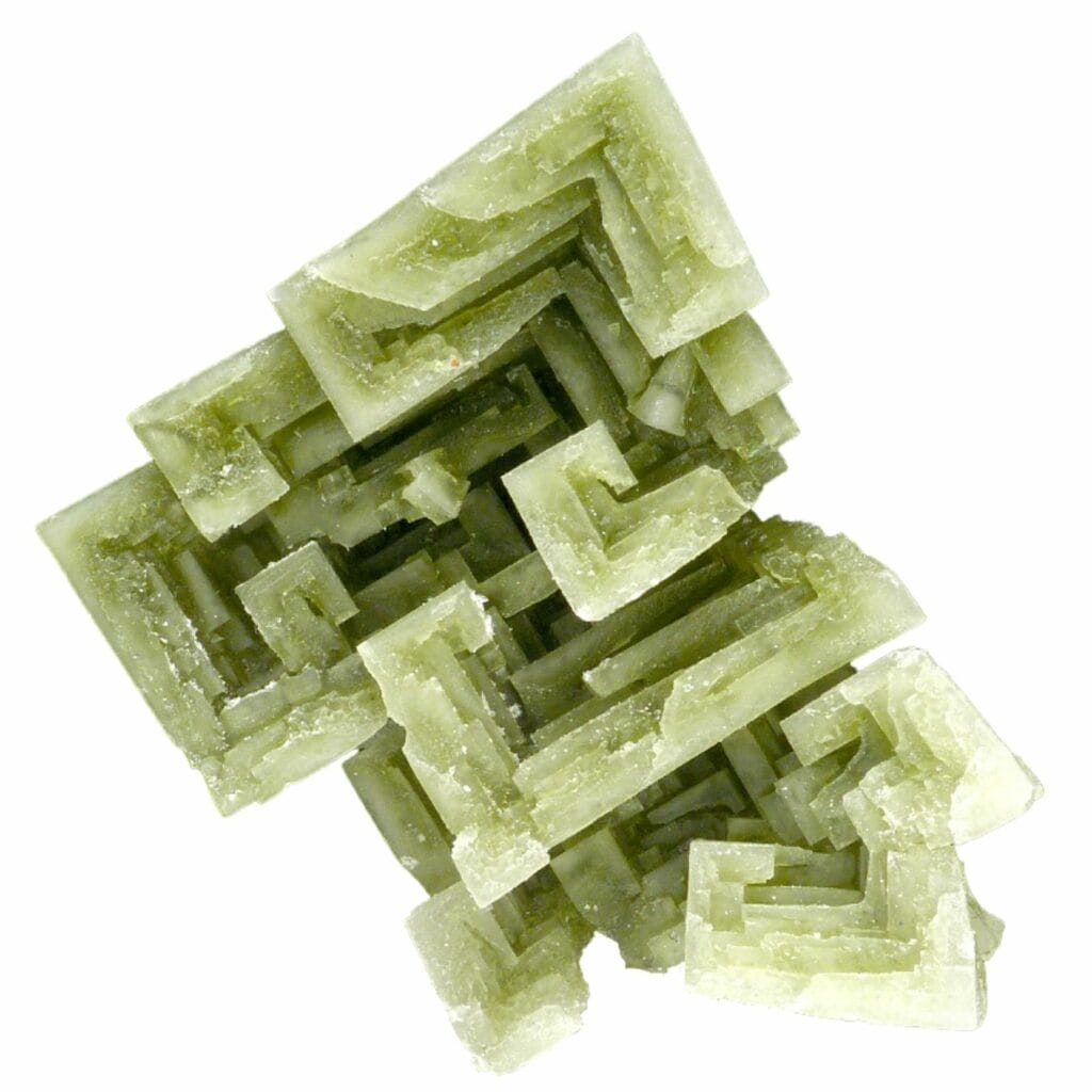 green halite crystal
