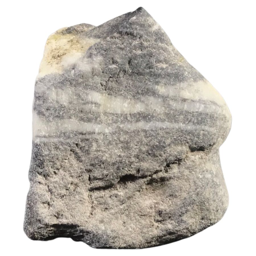 gray limestone chunk