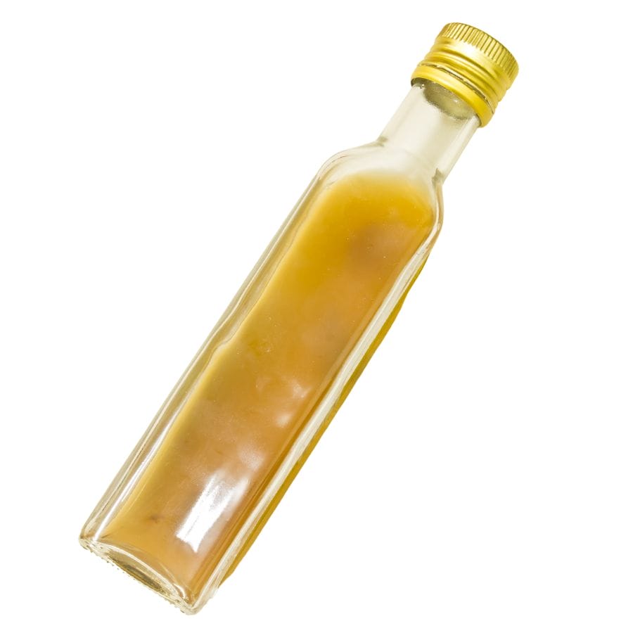 bottle of yellow vinegar