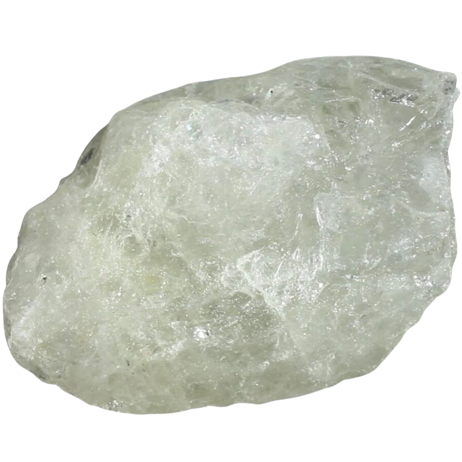 Light grey amblygonite crystal