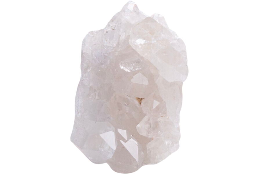Cluster of clear quartz crystals