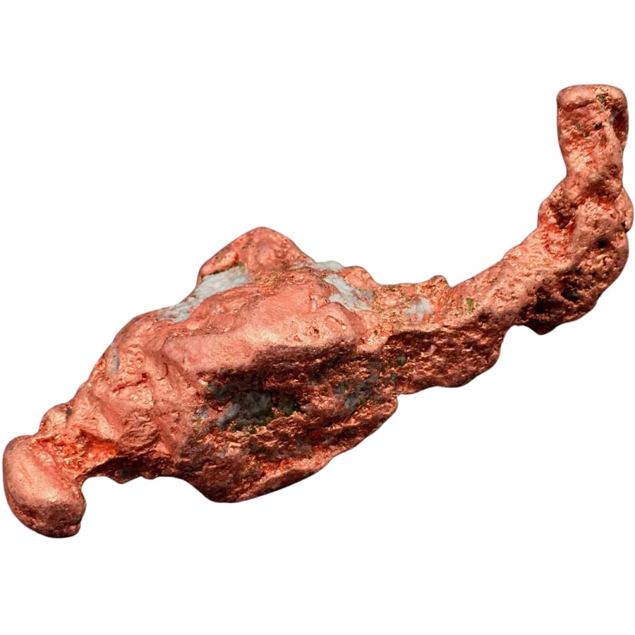 A raw native copper nugget