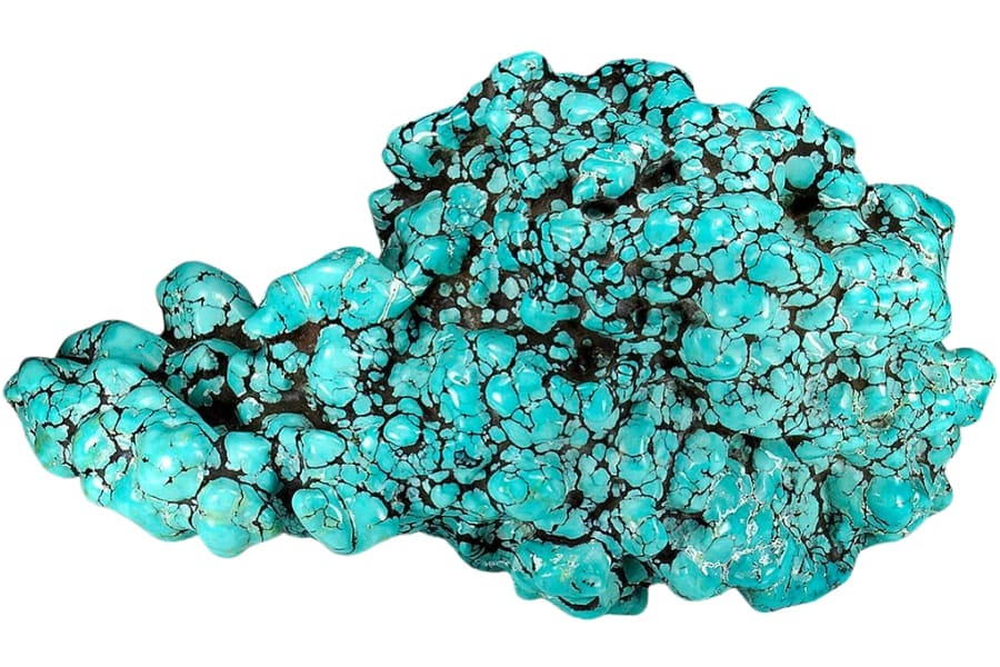 A beautiful polished turquoise nugget