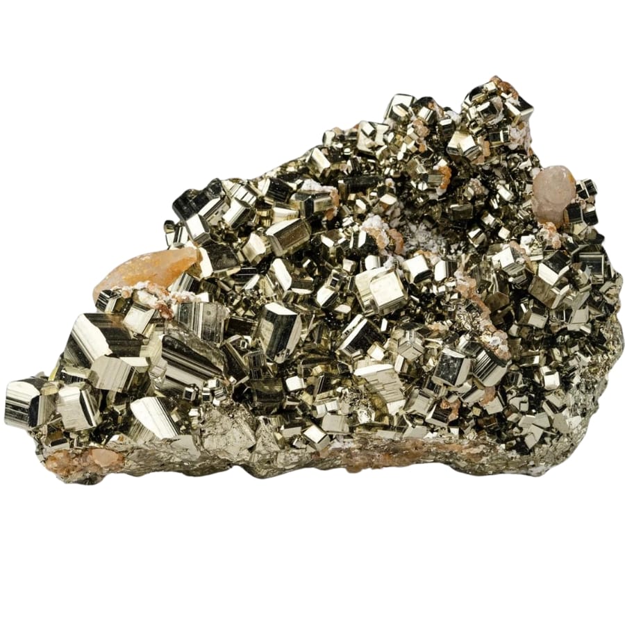 A beautiful raw pyrite specimen