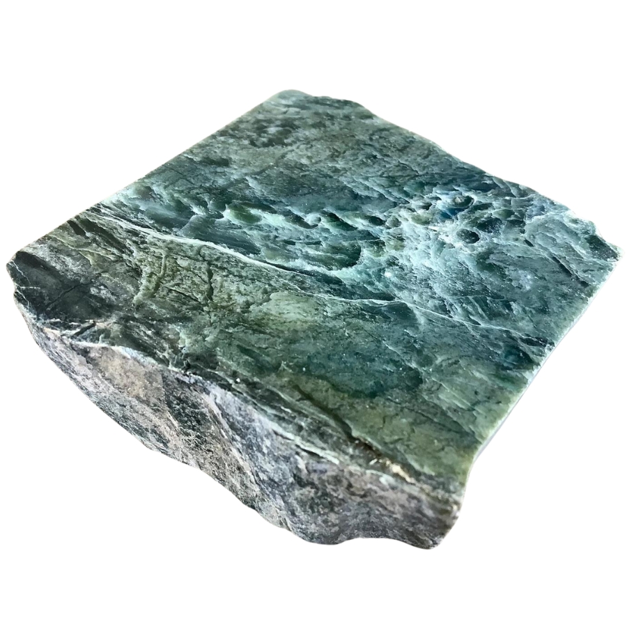 A giant slab of jade with an ocean-like pattern on its surface