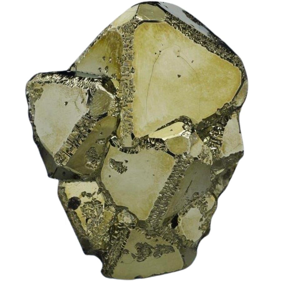 Octahedral pyrite crystals