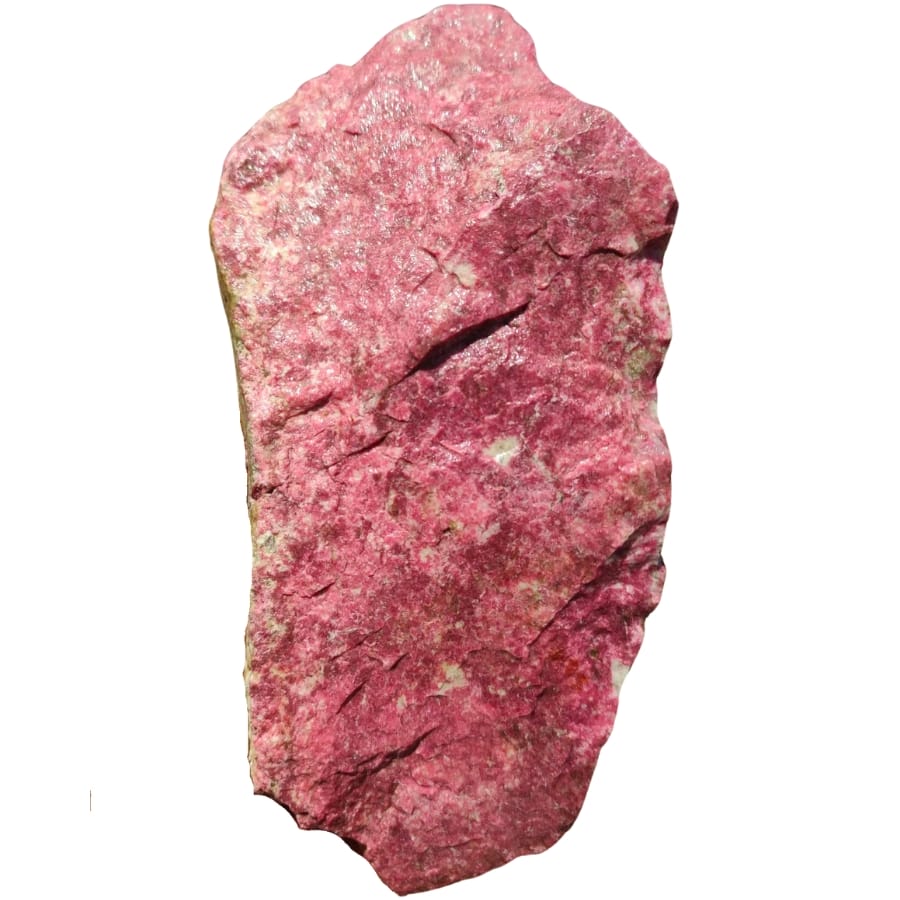 Fascinating raw pink thulite specimen