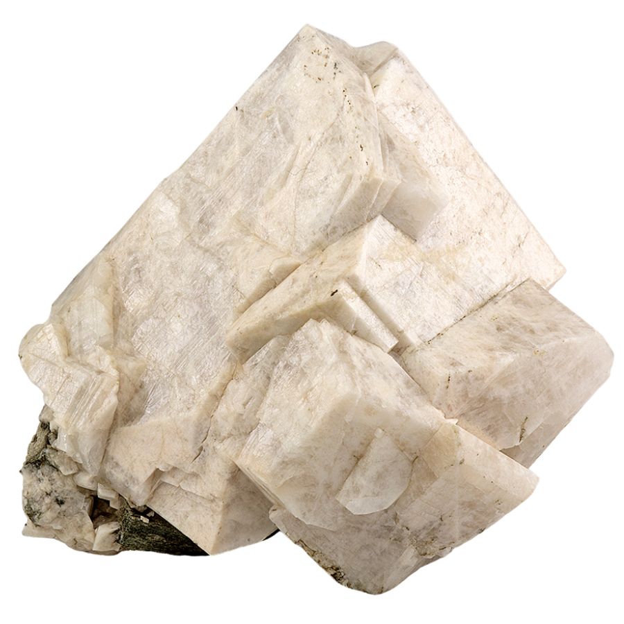 rough white adularia crystal