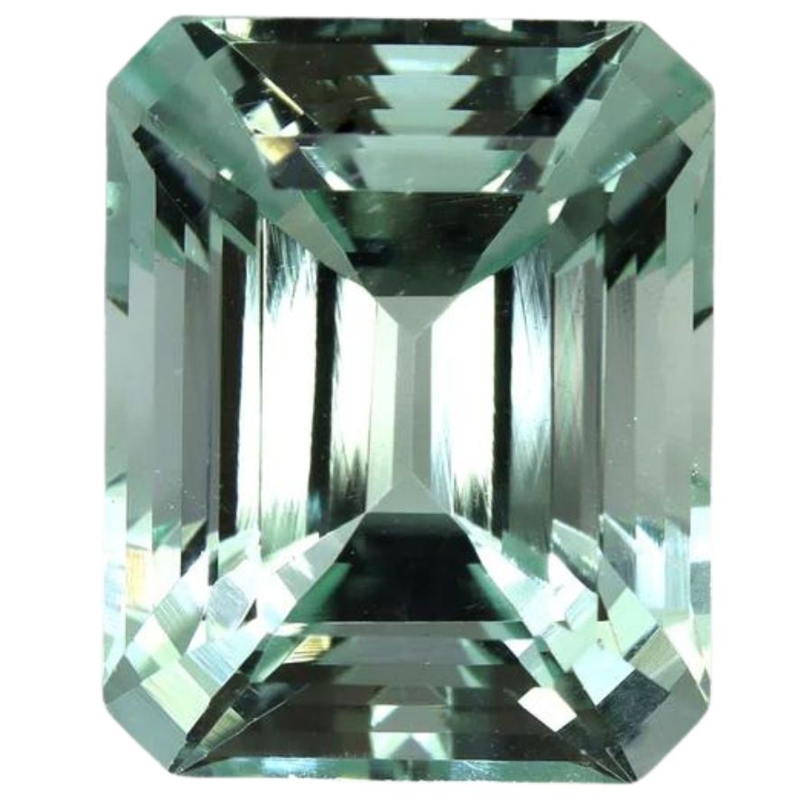 rectangular green-blue aquamarine