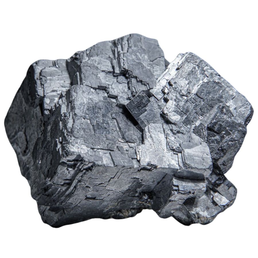 cubic silver galena crystals
