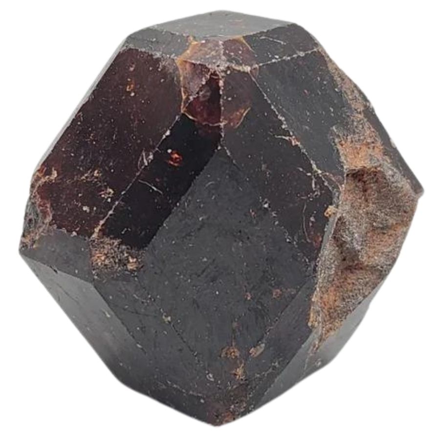 dark brown andradite garnet crystal