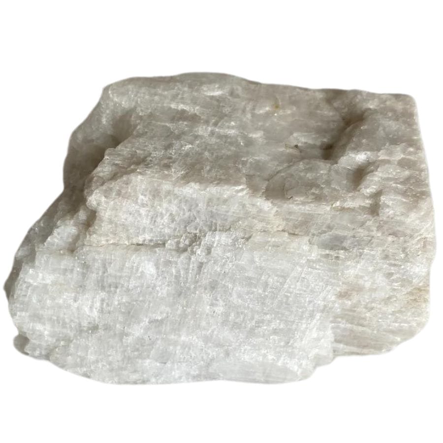 rough white moonstone