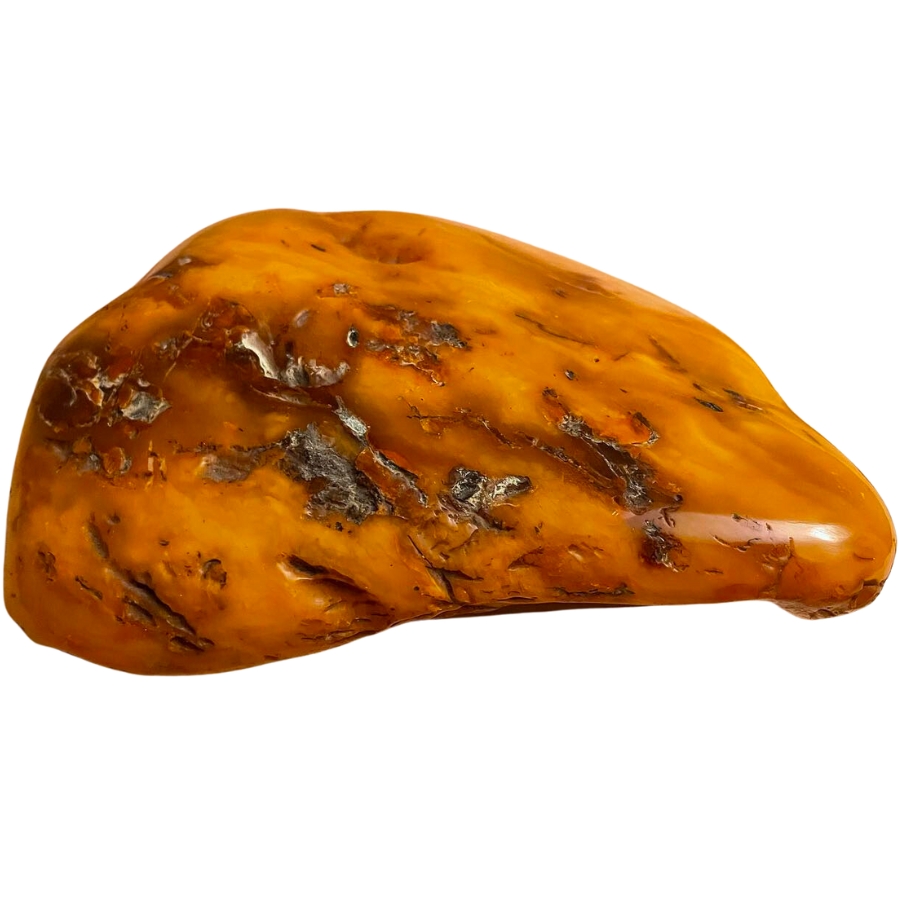 A beautiful piece of opaque Bitterfeld amber
