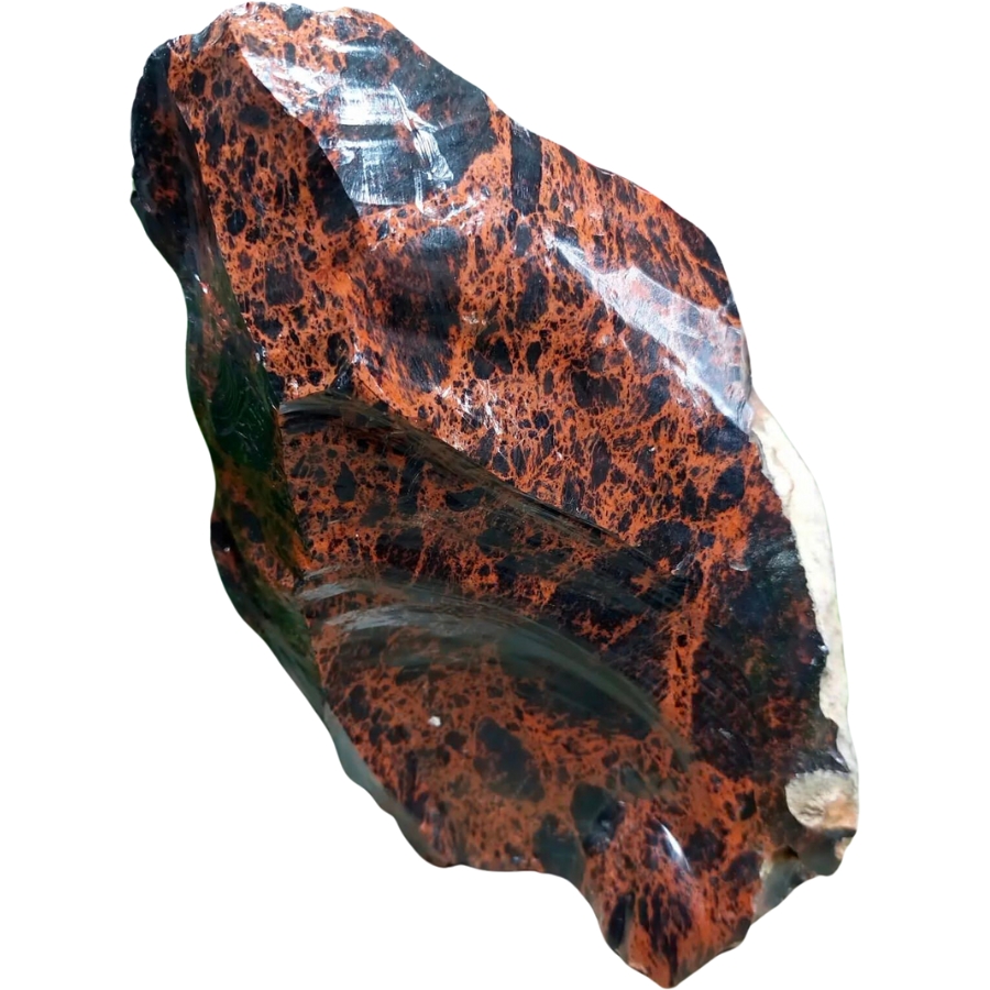 Large chunk of a raw mahogany obsidian