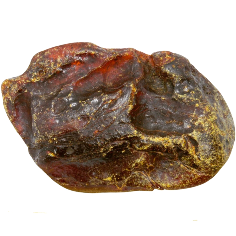 A raw Rovno amber piece