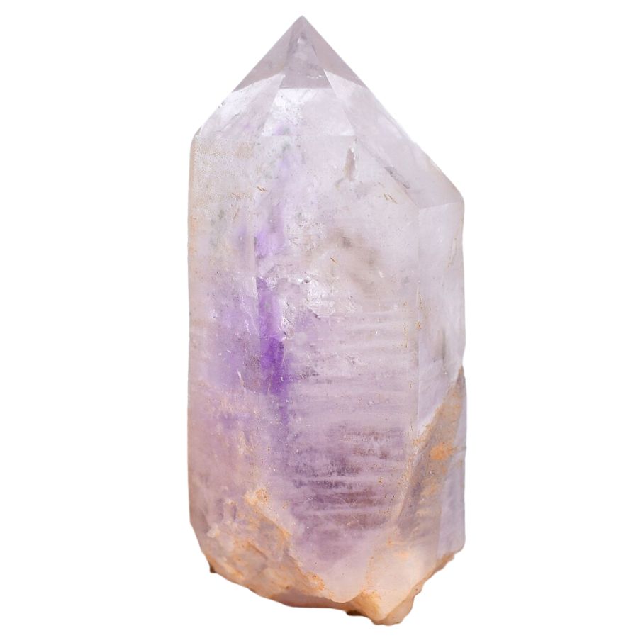 raw pale purple amethyst crystal