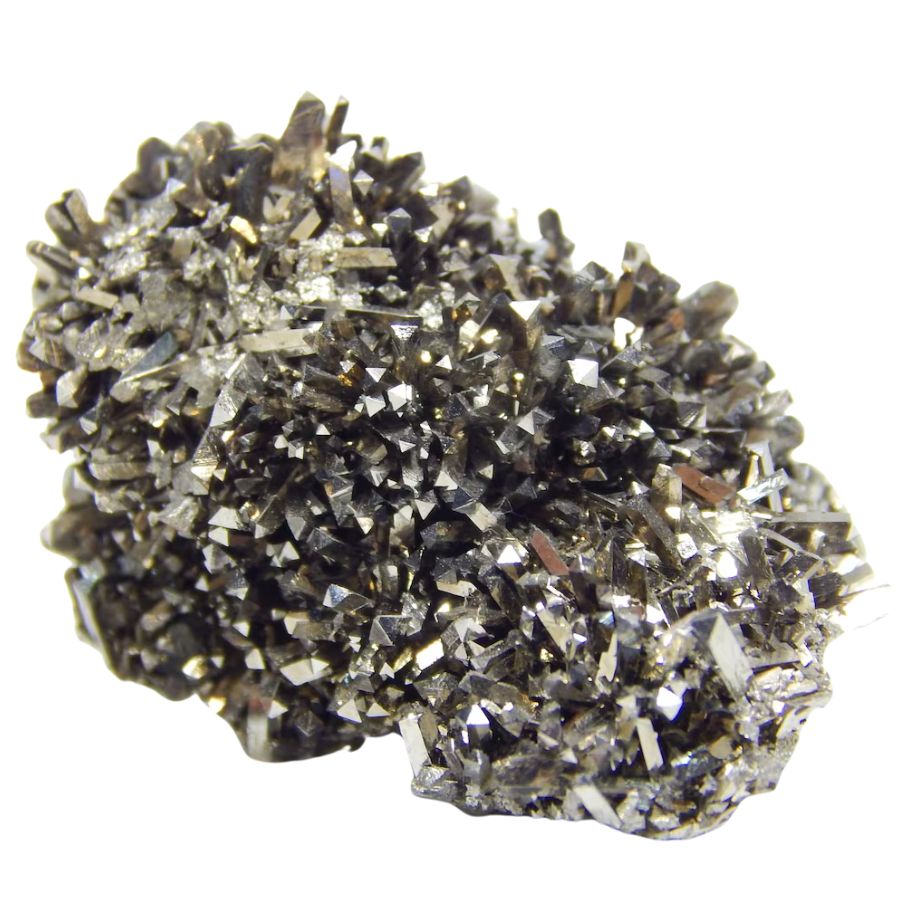 needle-like arsenopyrite crystal cluster