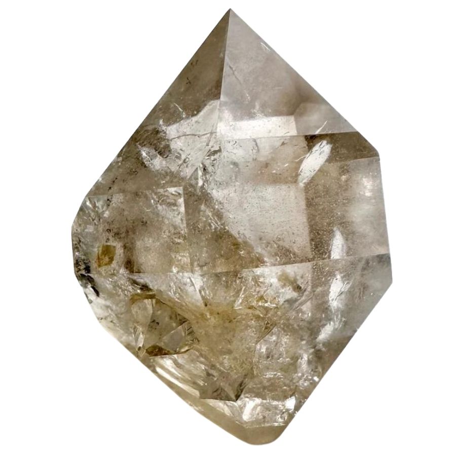 transparent double terminated Herkimer diamond