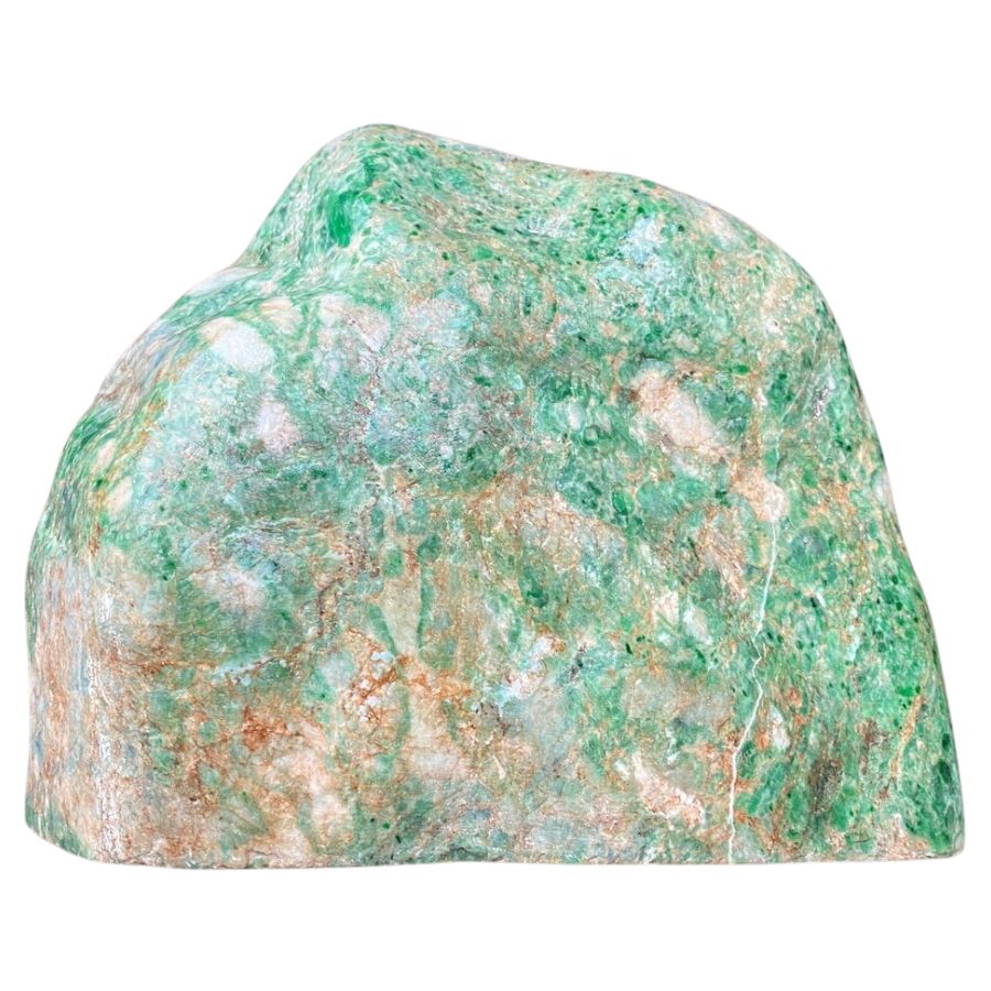 rough green jadeite rock 