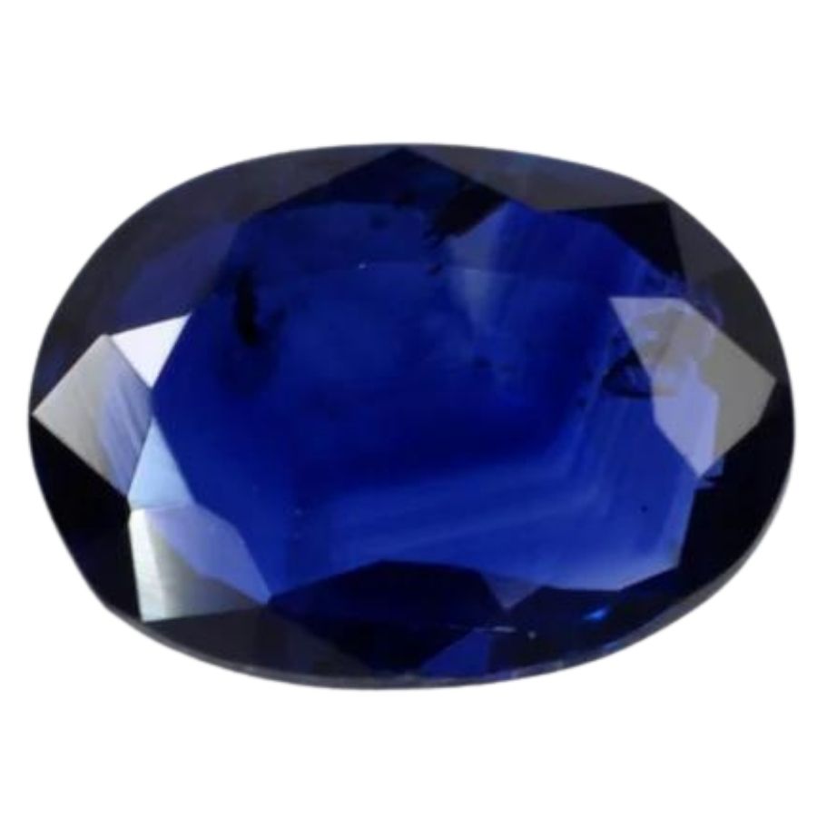 deep blue oval cut Kashmir sapphire