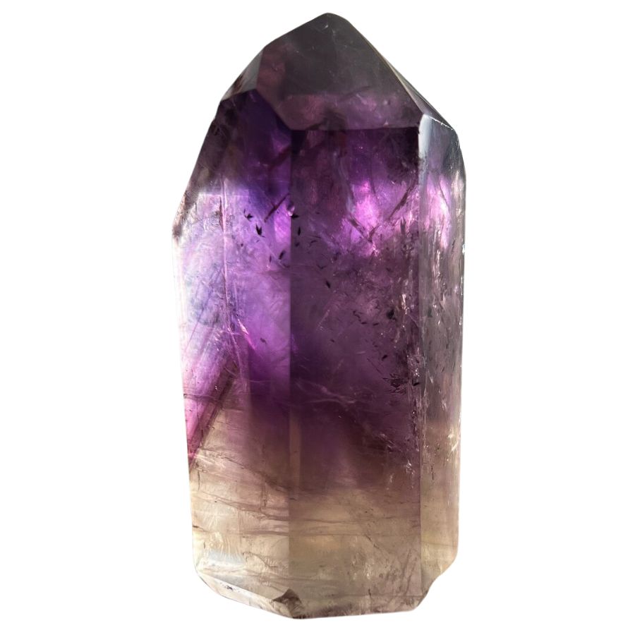 purple phantom amethyst crystal