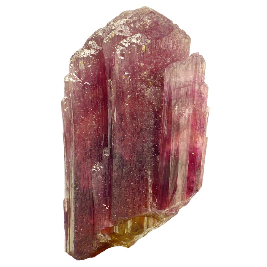 dark red rough rubellite