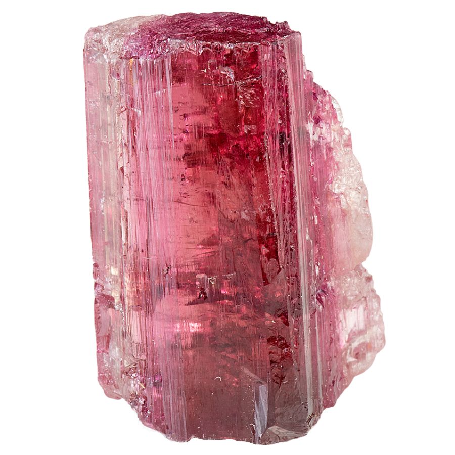 red rubellite crystal