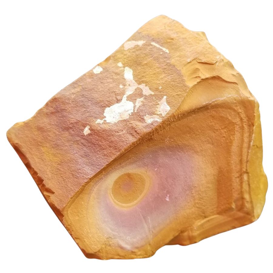 rough wonderstone with brown and pink layers