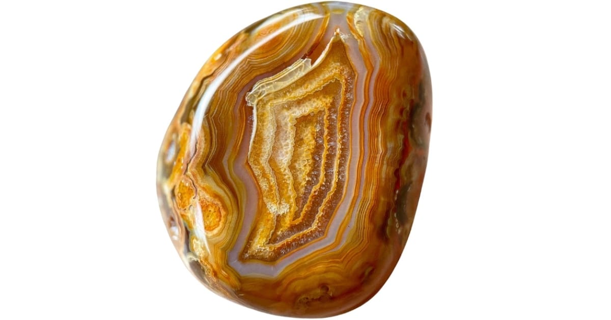 A beautiful agate with amazing banding and smoothness