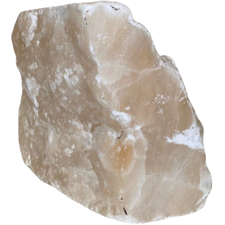 A chunk of raw alabaster