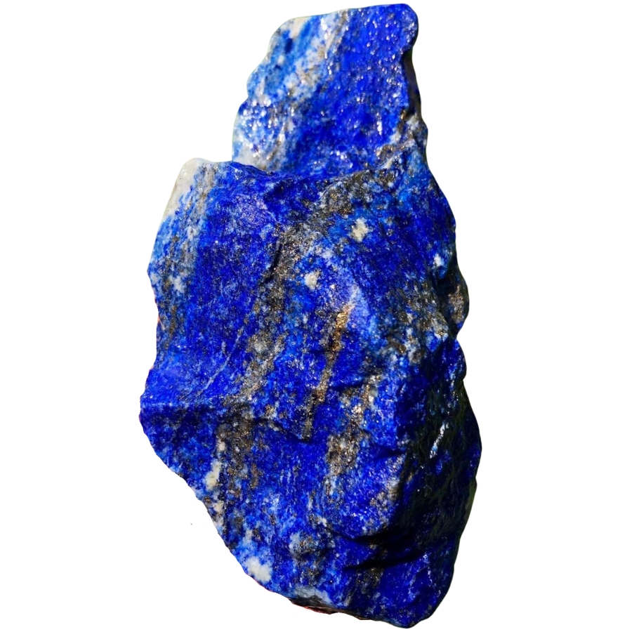 Raw piece of royal blue lapis lazuli