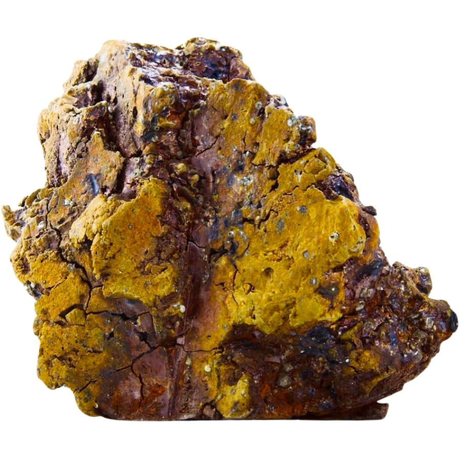 A mellow yellow piece of ocher rock