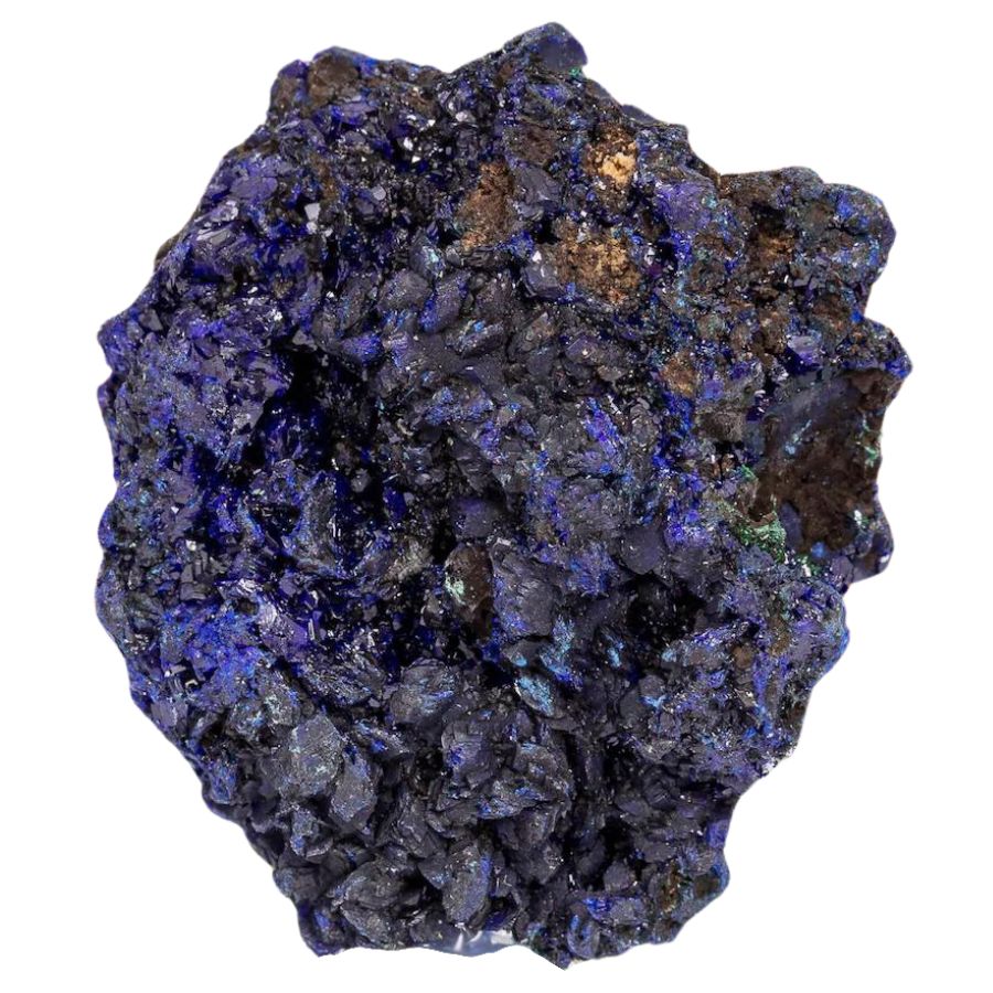 deep blue azurite crystal