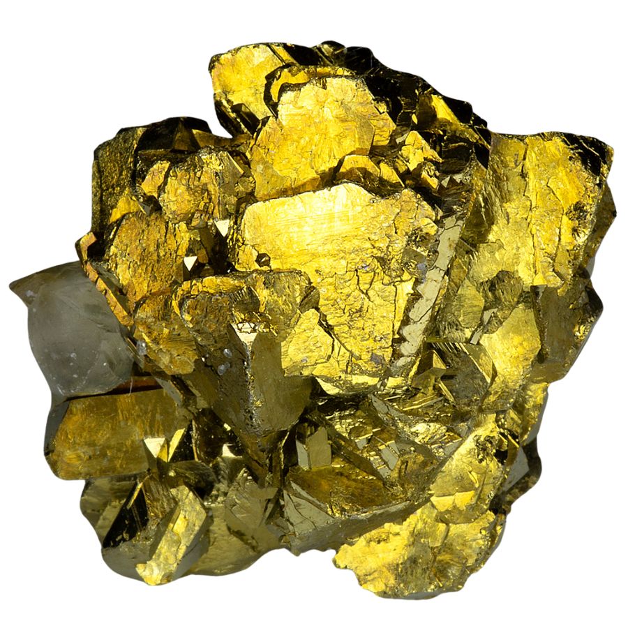 golden chalcopyrite crystal