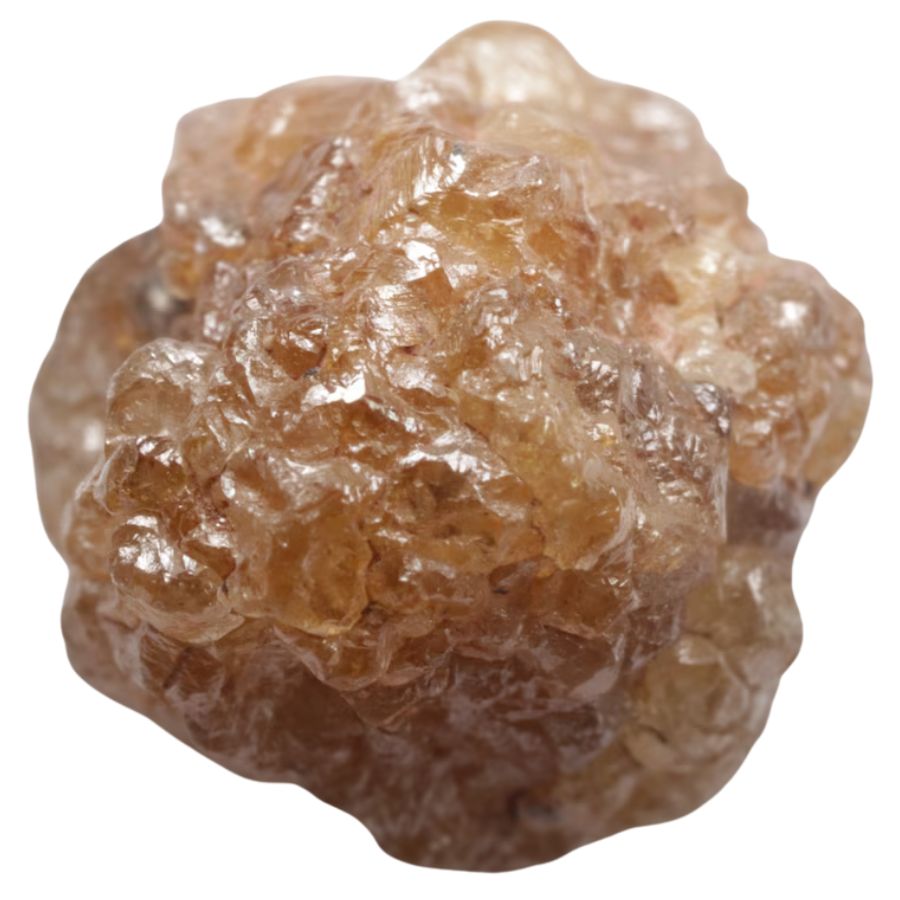 rough brown diamond crystal