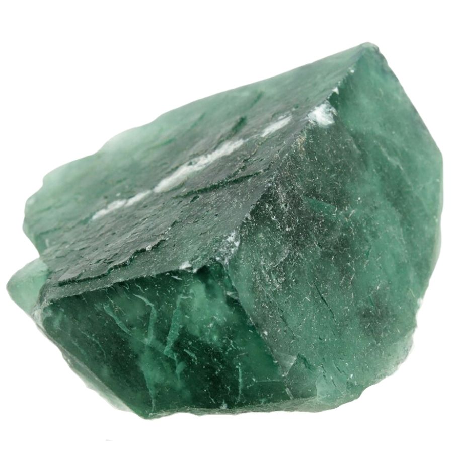 cubic green fluorite crystal