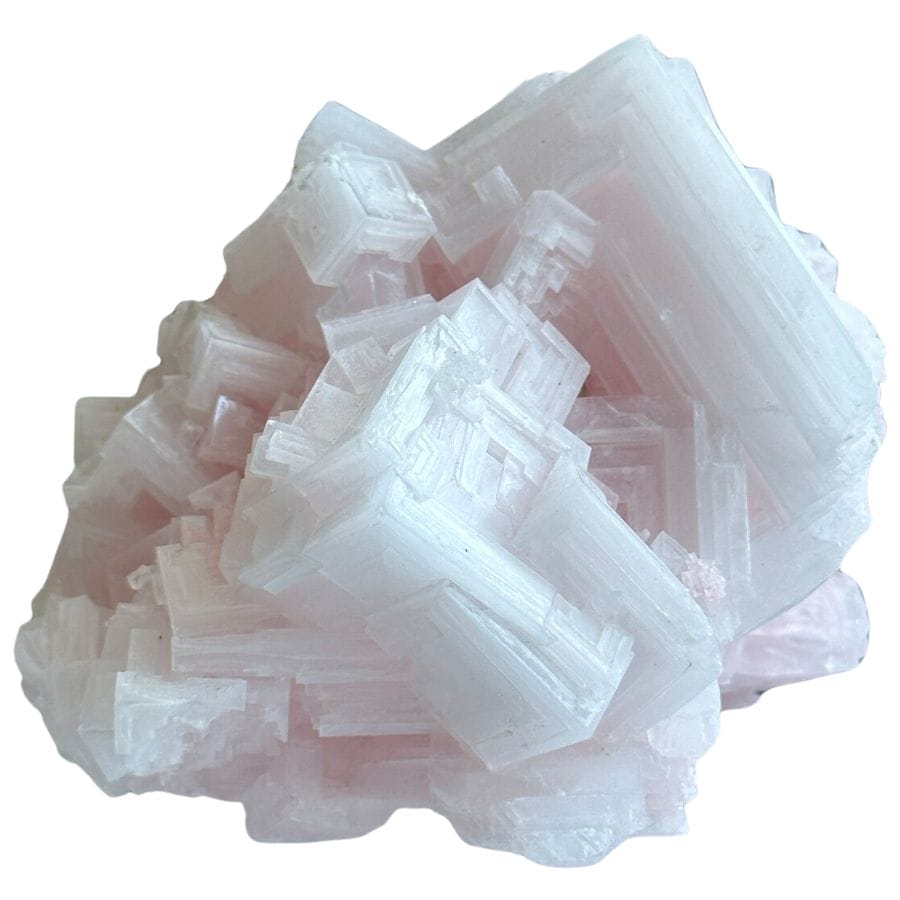 pale pink halite crystal