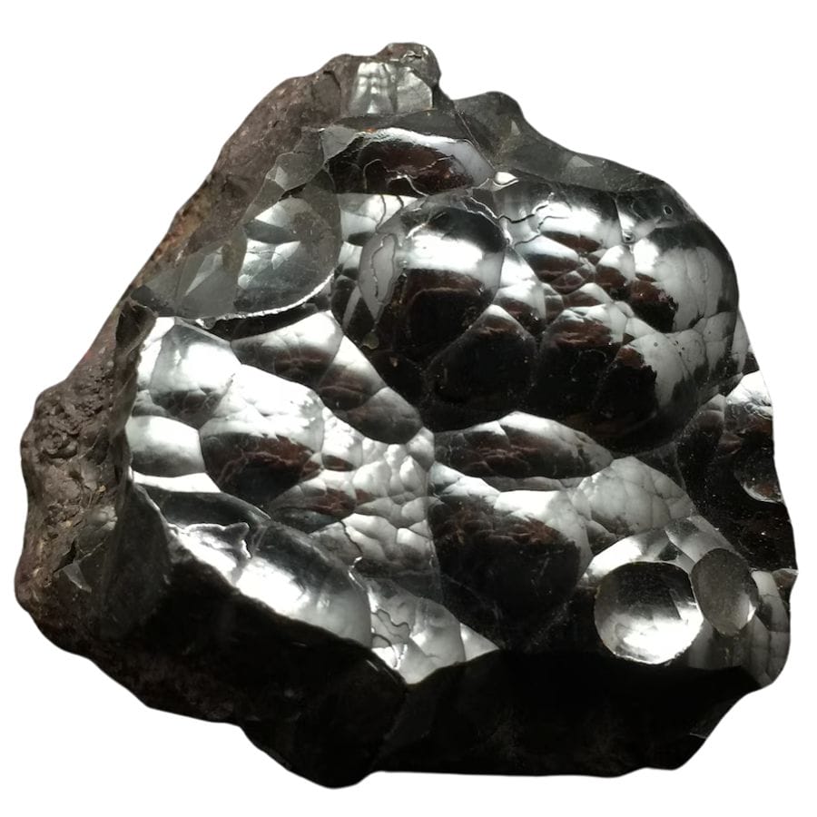 botryoidal black hematite crystal