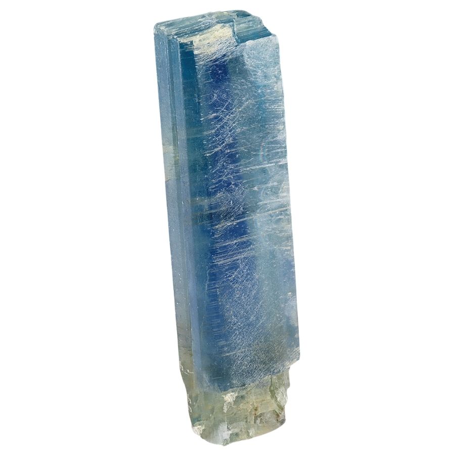 raw blue kyanite crystal