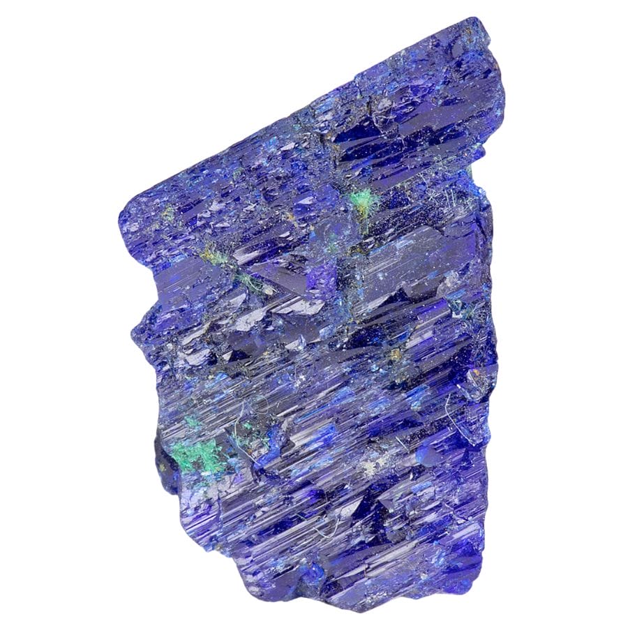 rough blue linarite crystal