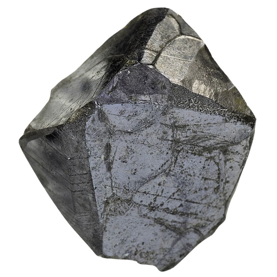 gray magnetite crystal