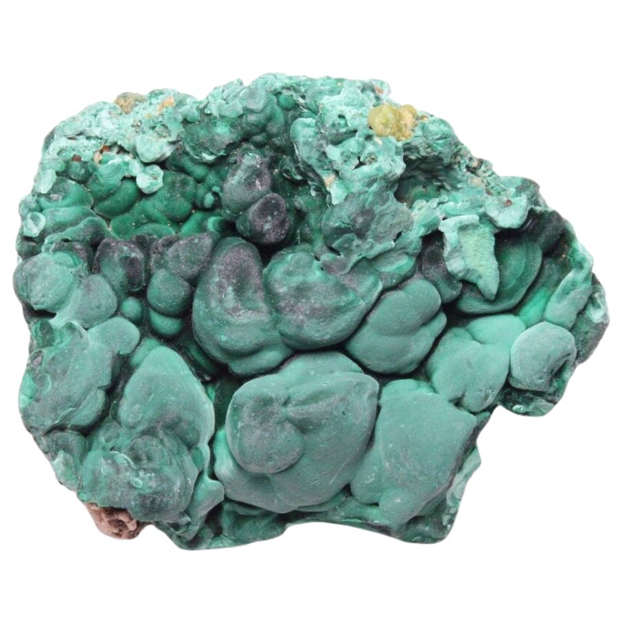 rough green malachite crystal