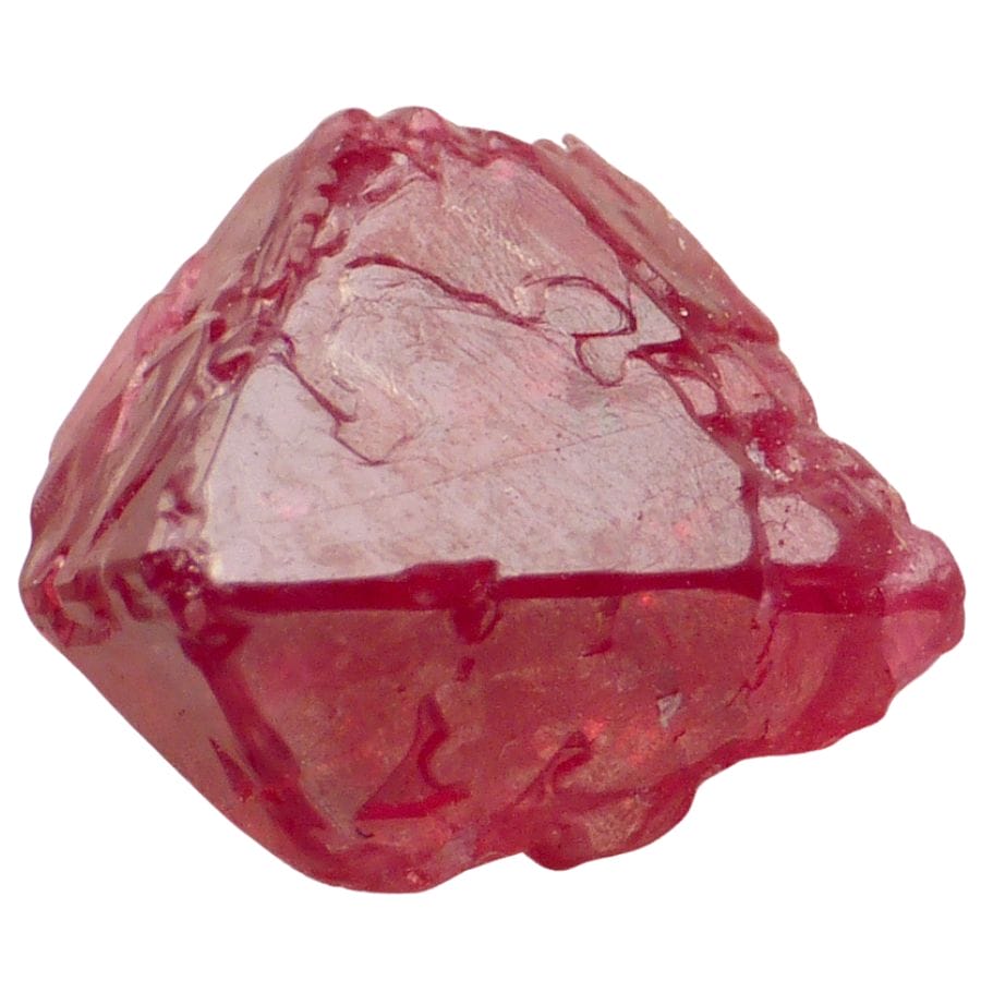 bright red spinel crystal