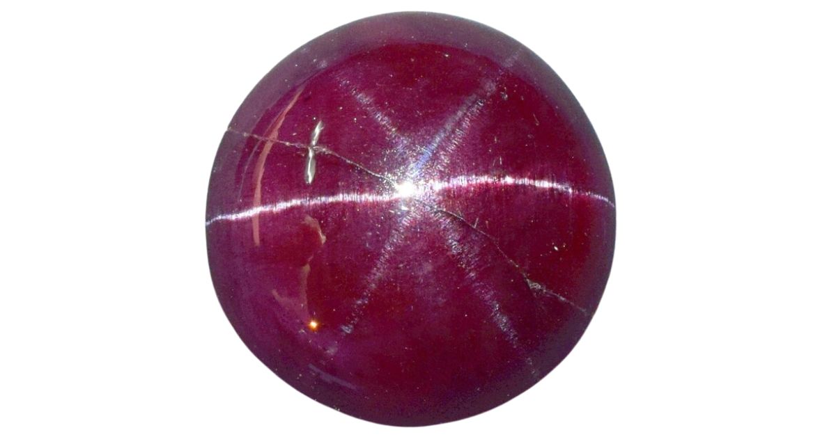 round red star garnet