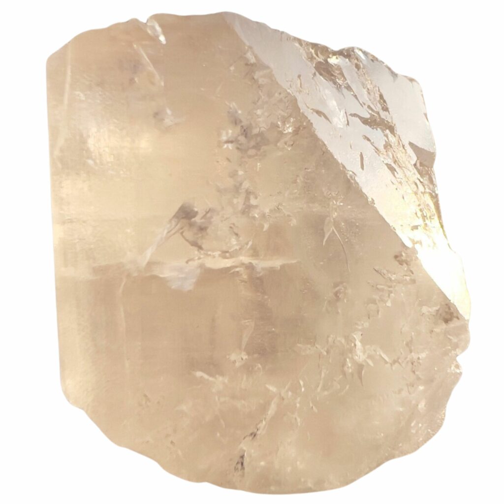 rough pale yellow topaz crystals