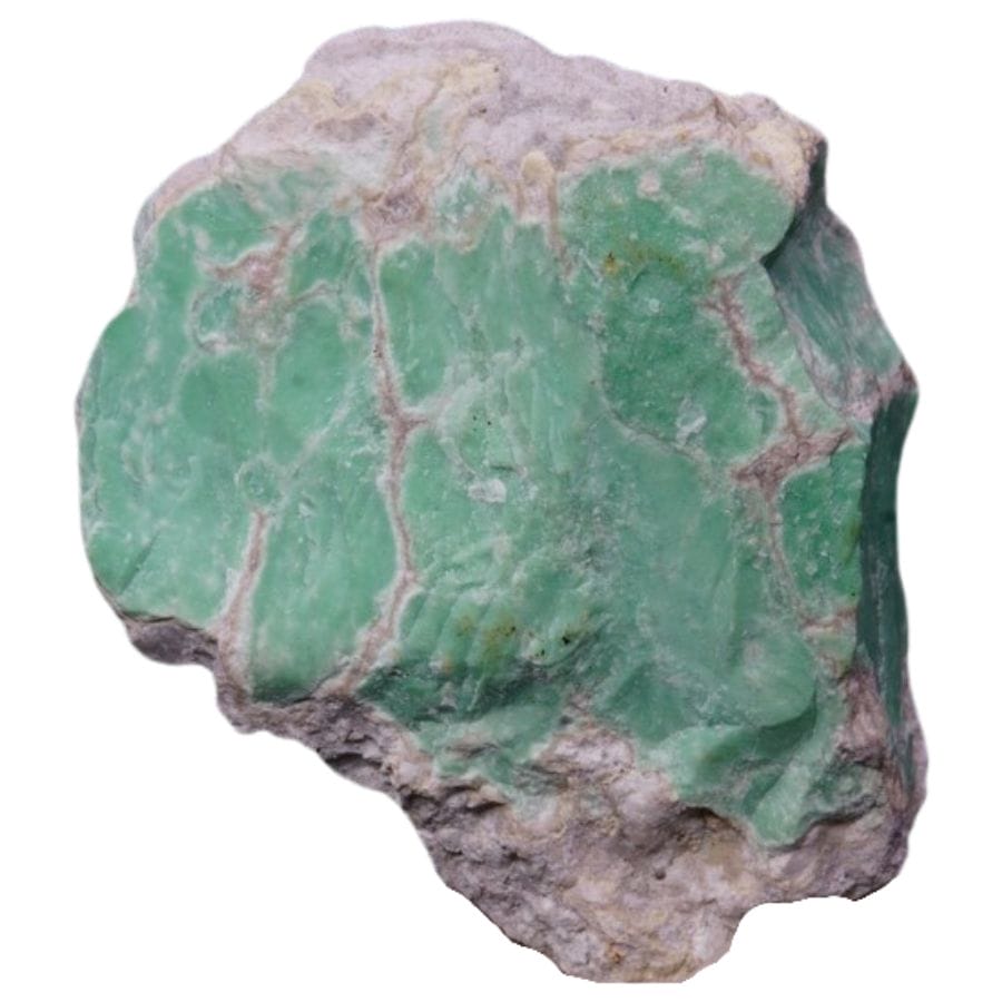 rough green-blue variscite