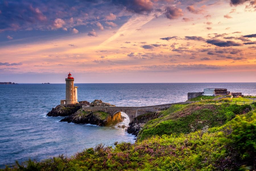 lighthouse and ocean