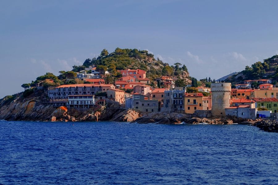 buildings on the shore