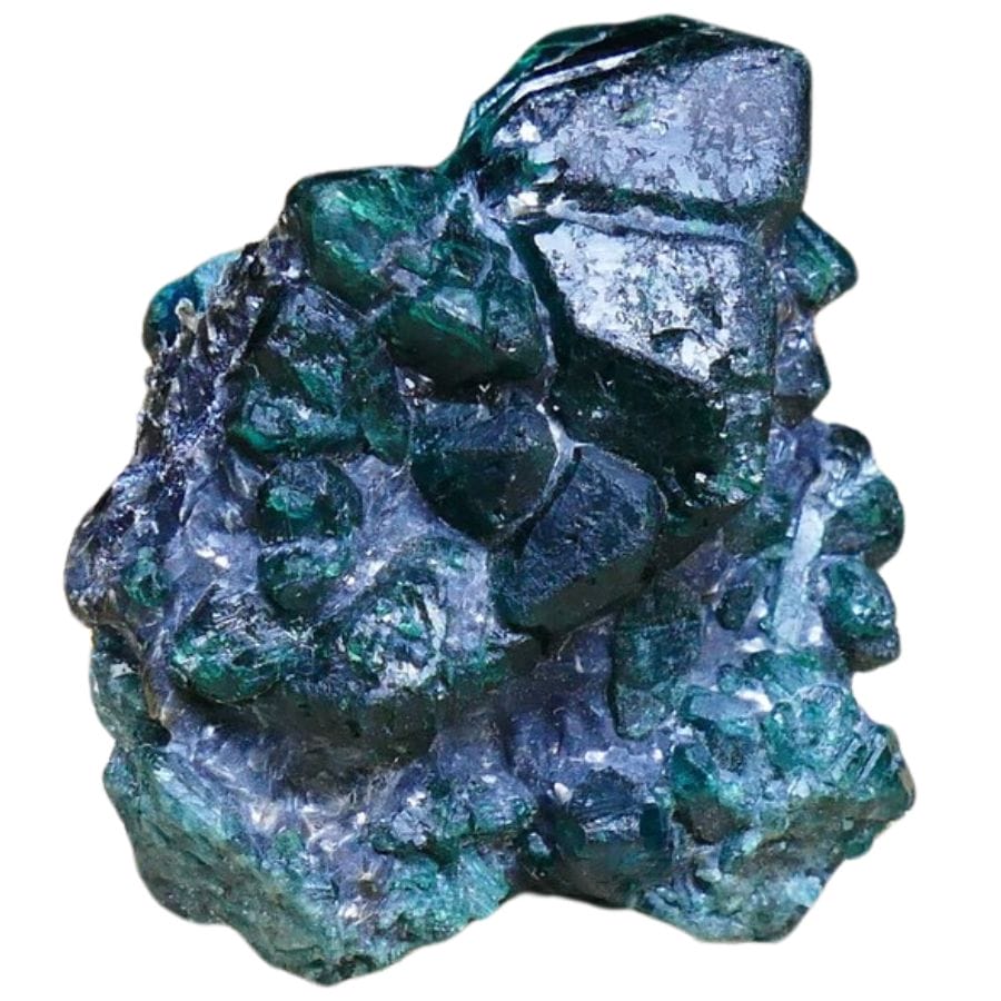 rough blue-green alexandrite crystal